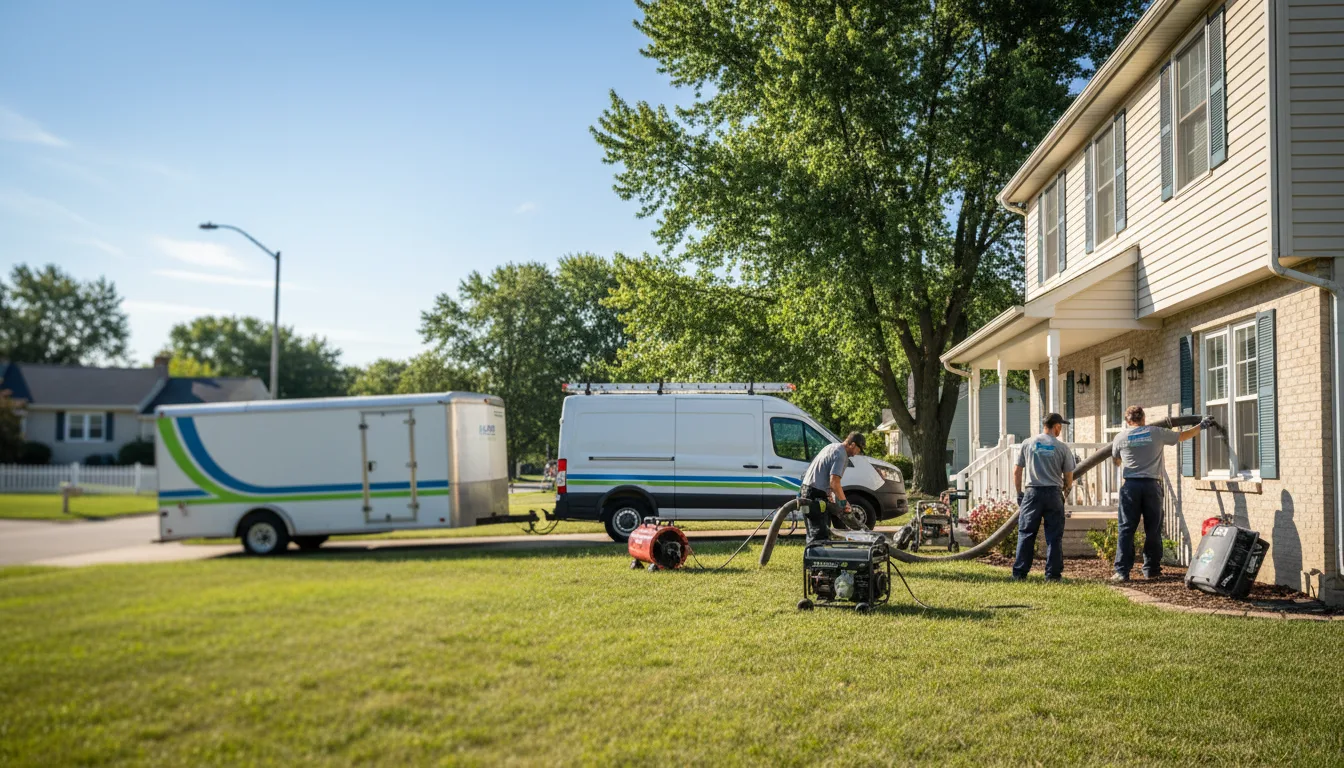 Flooded Basement Restoration And Cleanup With Repair in Port Sanilac, MI near me